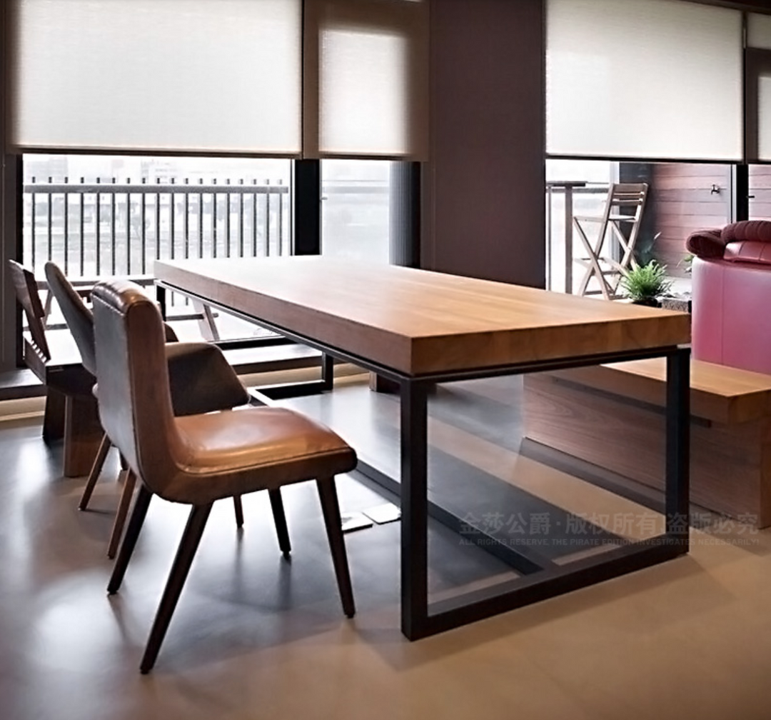 ERGON Rustic Solid Wood Dining Table