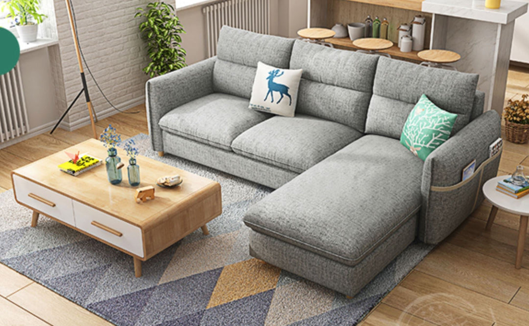 FIN Modern Nordic Fabric Sofa