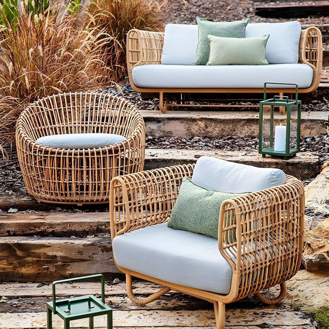 ZENO Modern Outdoor Rattan Sofa