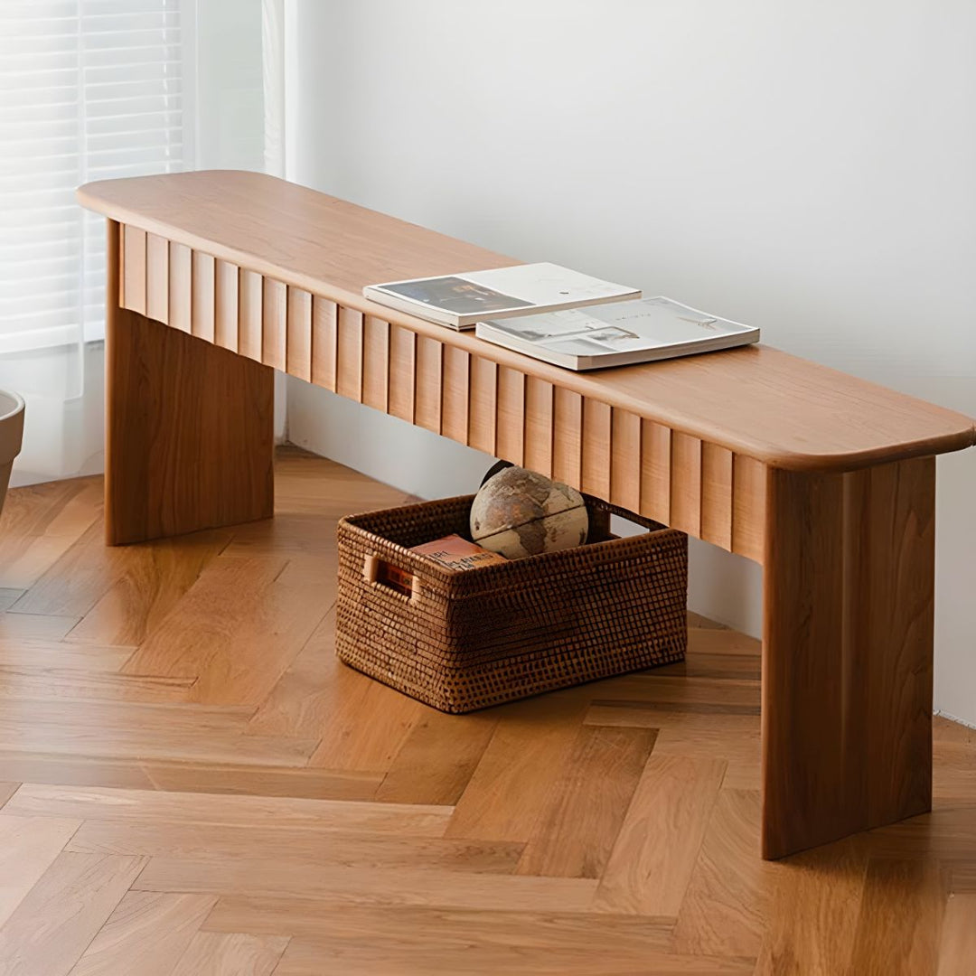 JULIEN Japandi Solid Wood Bench