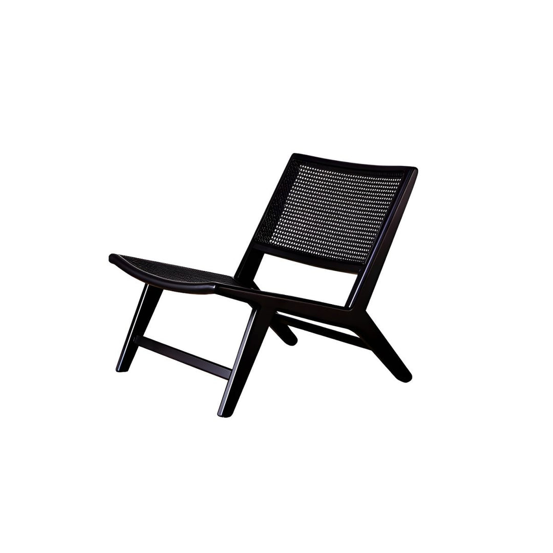 DWIGHT Rustic Solid Wood Lounge Chair
