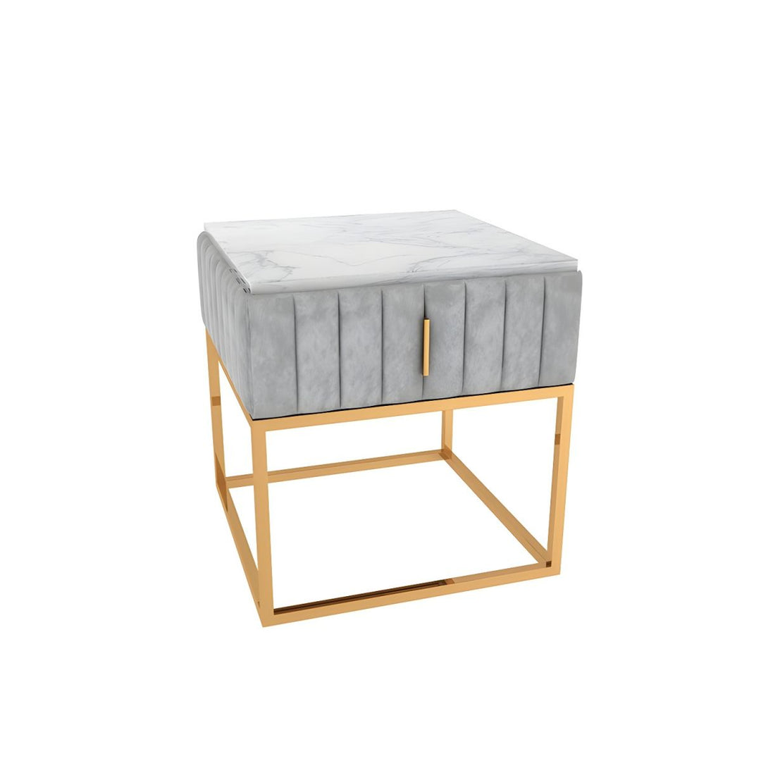 KIRSTY Modern Marble Bedside Table