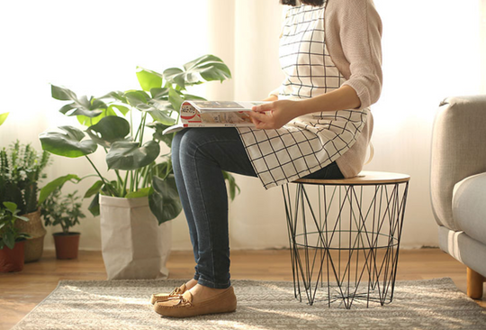 GAYE Versatile Gold Metal Frame Side Table