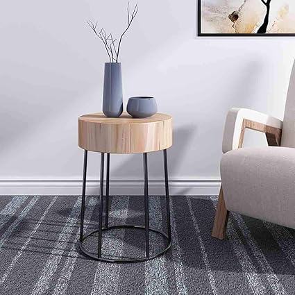 BAKO Rustic Solid Wood Side Table