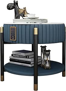 LACHLAN Modern Marble Bedside Table