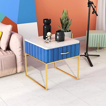 KIRSTY Modern Marble Bedside Table