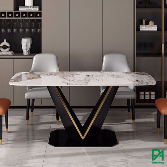 MELBON Modern Sintered Stone Dining Table