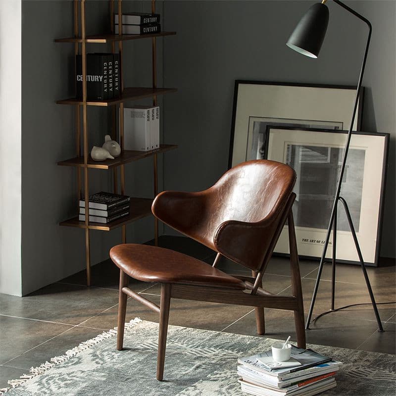 GALEA Industrial Faux Leather Armchair