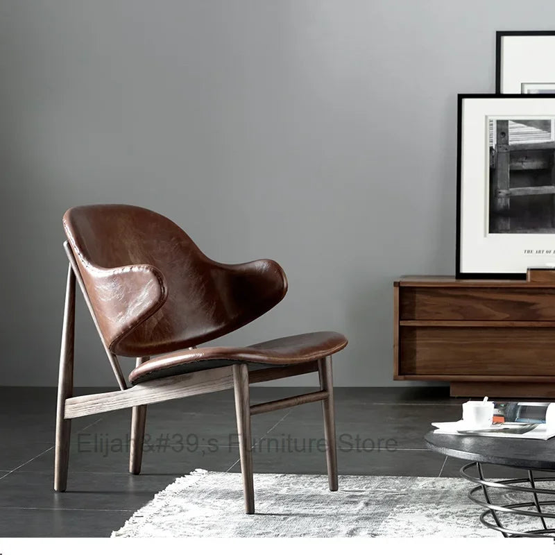 GALEA Industrial Faux Leather Armchair