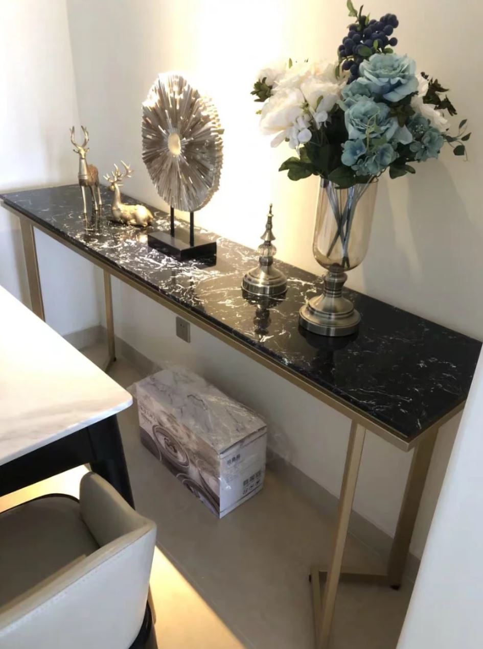 ADRIENA Modern Marble Hallway Console