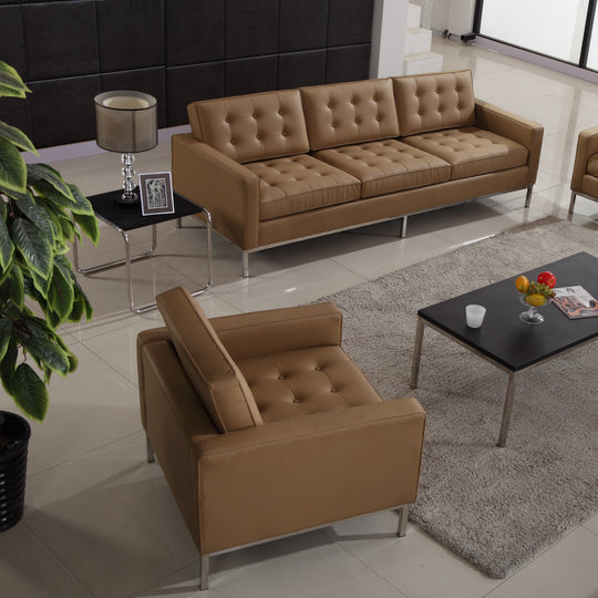 STREP  Leather Sofa