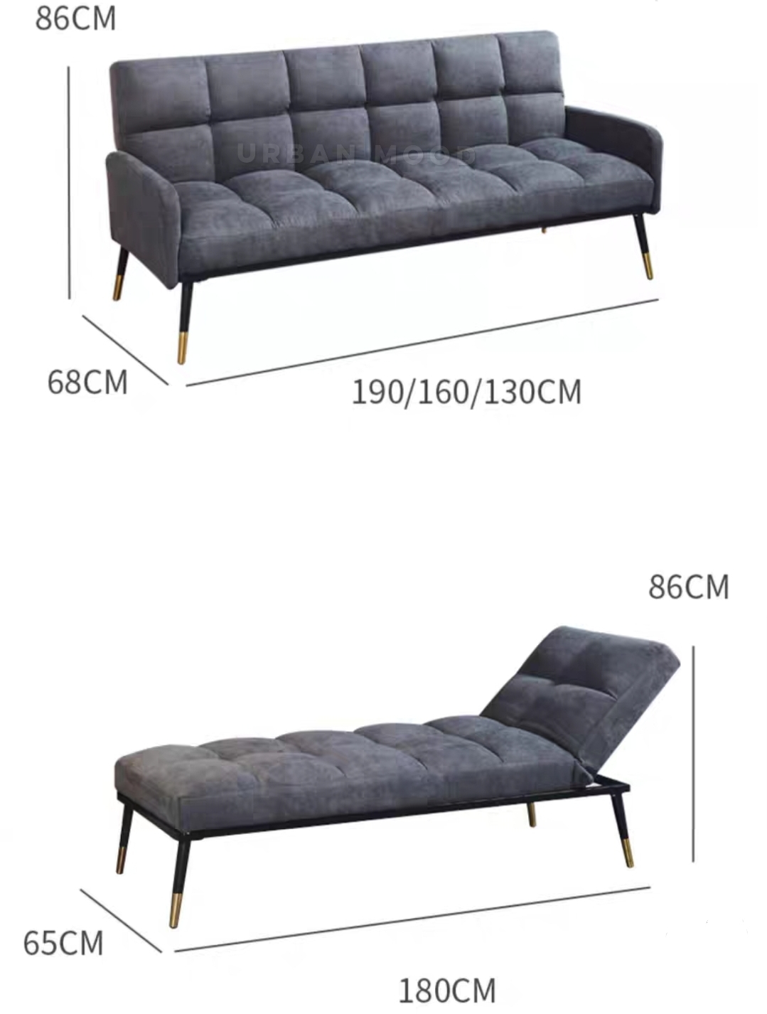LUU Modern Sofa Bed