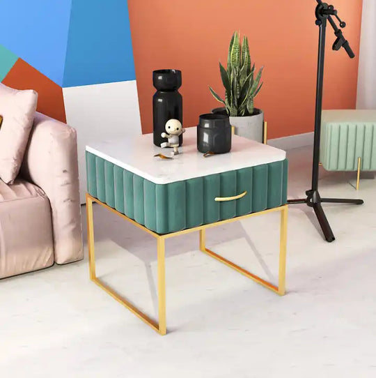KIRSTY Modern Marble Bedside Table