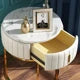 MAIRI Modern Marble Bedside Table