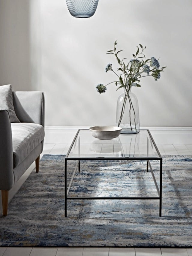 AGNES Minimalist Glass Coffee Table