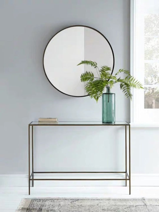 AGNES Minimalist Glass Coffee Table