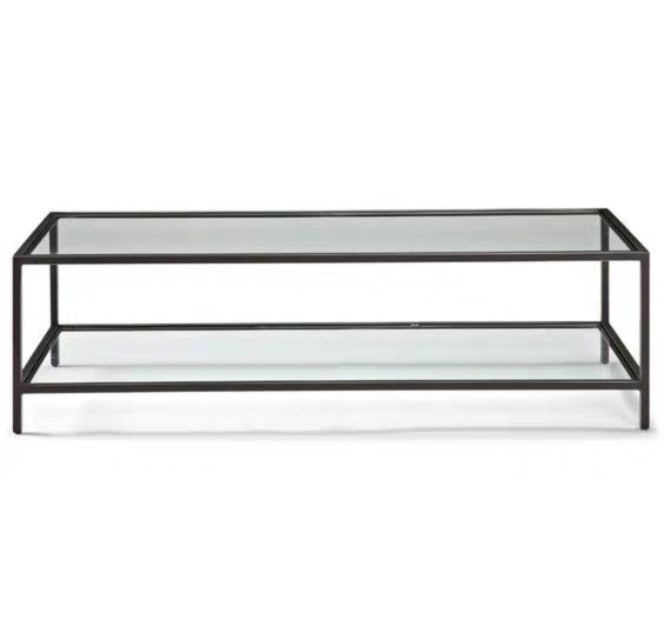 AGNES Minimalist Glass Coffee Table