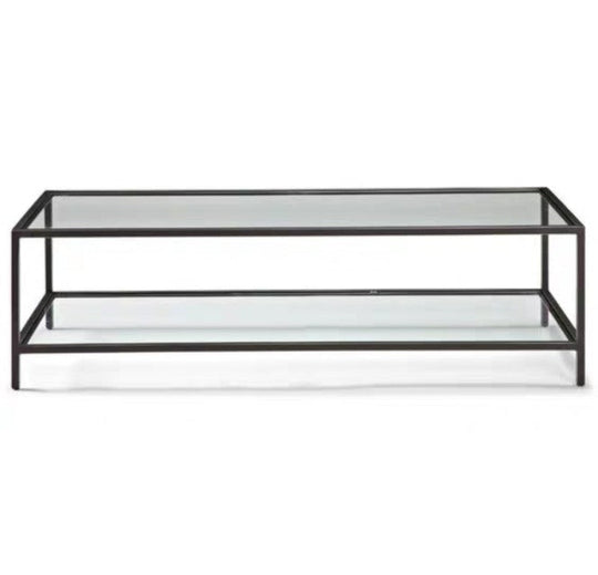 AGNES Minimalist Glass Coffee Table