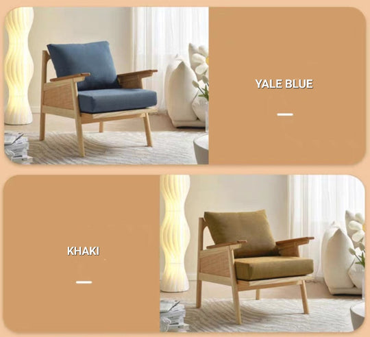 RODRIGO Rustic Solid Wood Armchair