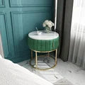 MAIRI Modern Marble Bedside Table