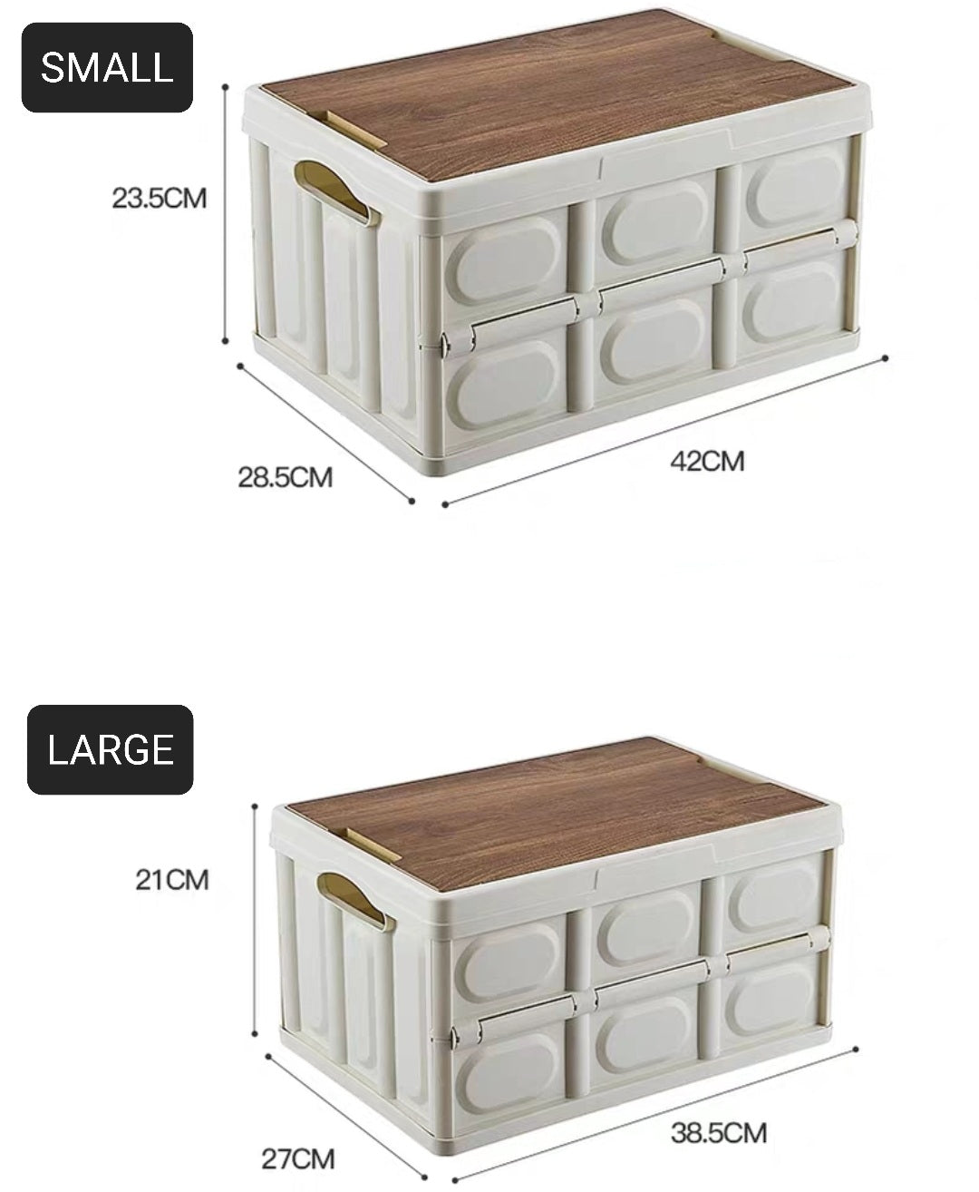 MILBURN Plastic Storage Box with Lid