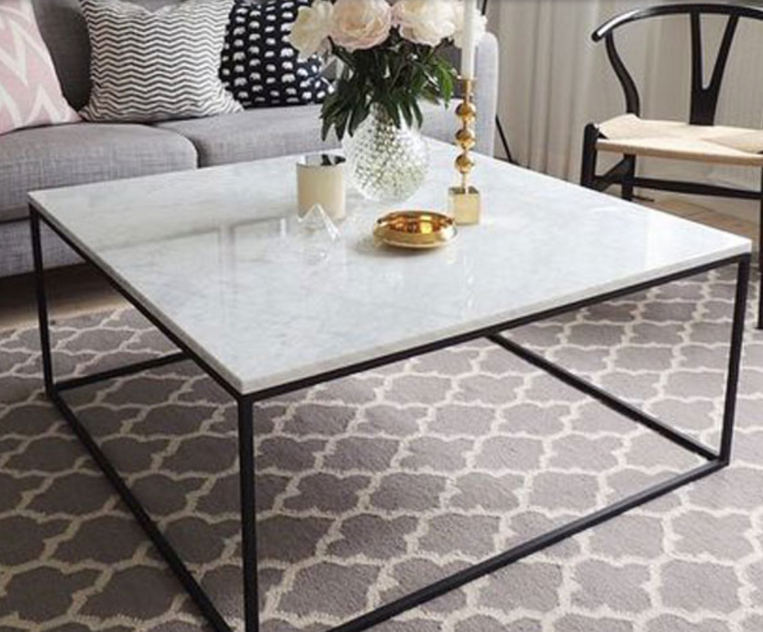 KITT Minimalist Marble Coffee Table