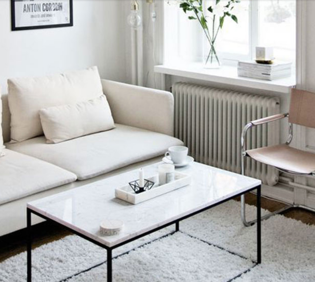 KITT Minimalist Marble Coffee Table
