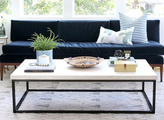 KITT Minimalist Marble Coffee Table