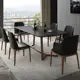 BARI Rustic Sintered Stone Dining Table