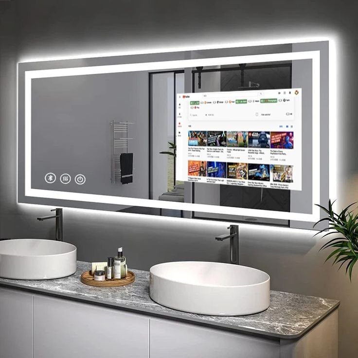 VASILEIA Multimedia LED Wall Mirror