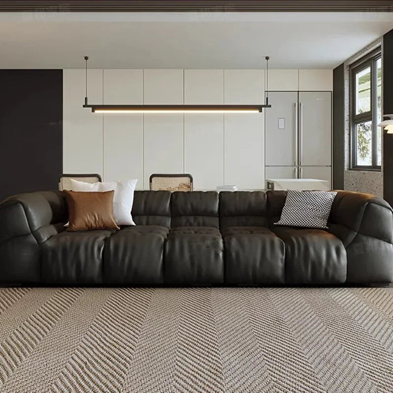 AMÉLIE Modern Leather Sofa