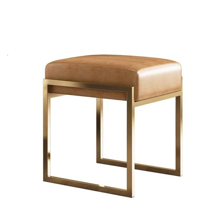 ZURICH Modern Faux Leather Stool