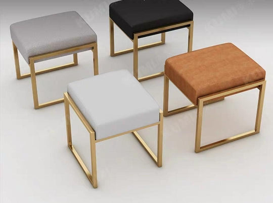 ZURICH Modern Faux Leather Stool