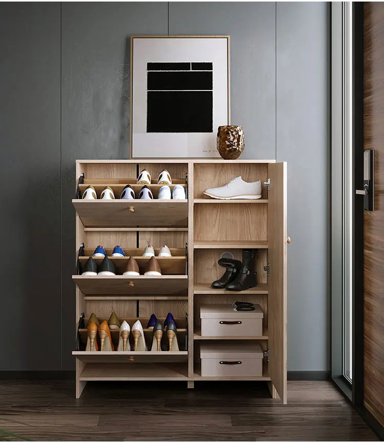 ADAM Scandinavian Ultra Slim Shoe Cabinet