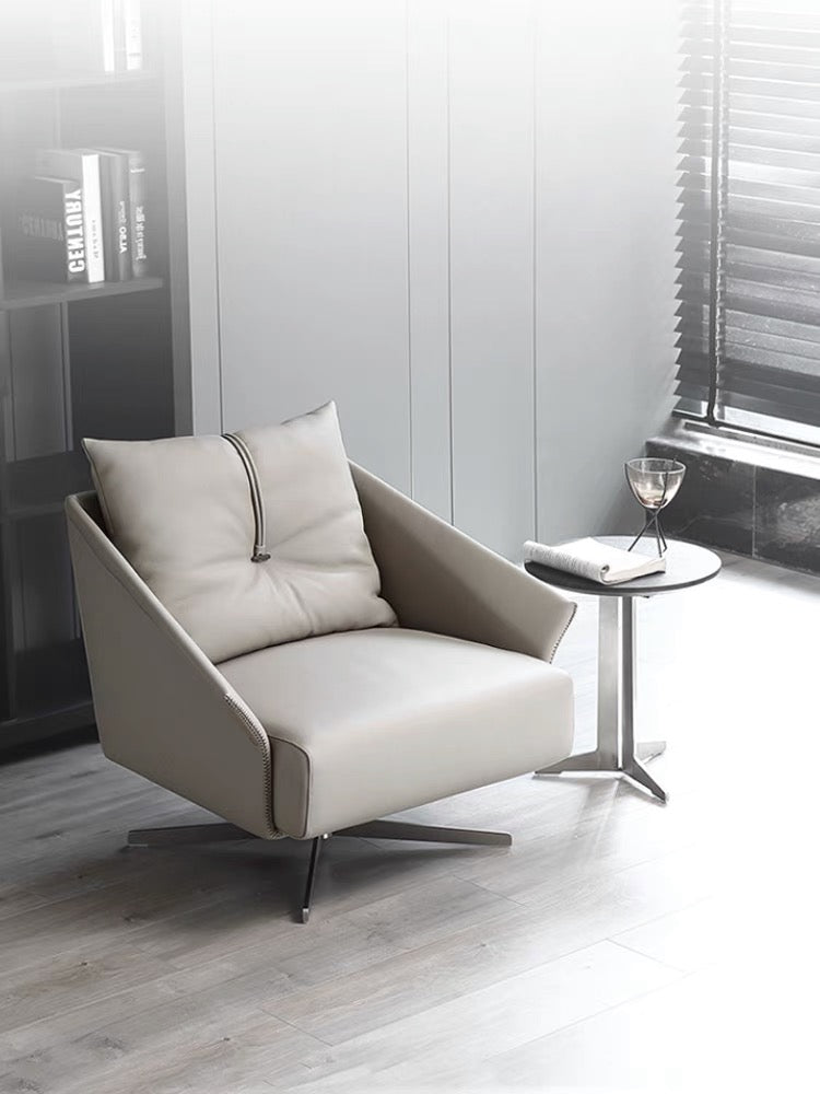 DEXTON Modern Leather Armchair