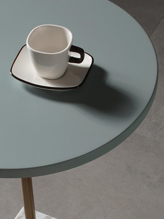 YURI Minimalist Marble Cube Side Table