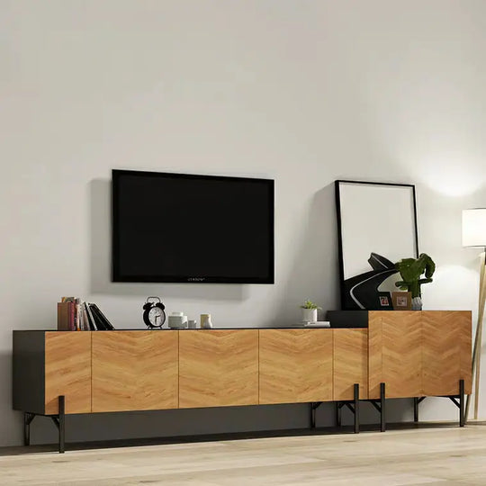 ÓLI Rustic Chevron TV Console