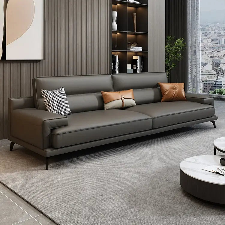 MALONE Modern Leather Sofa