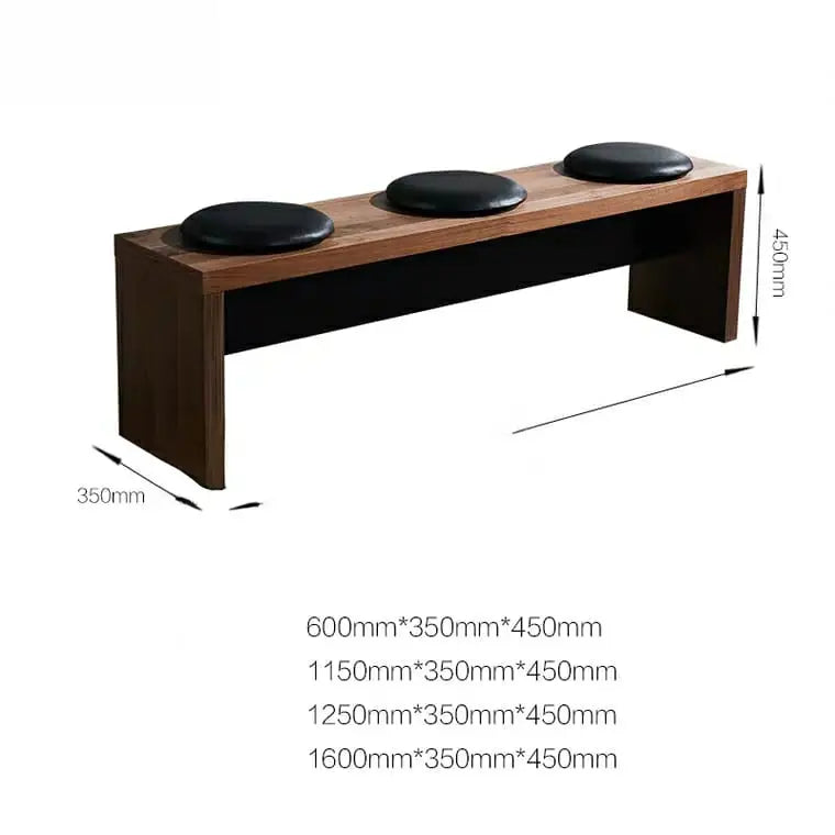 AUGUSTIN Rustic Solid Wood Dining Bench