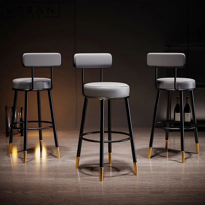 YARA Modern Velvet Bar Stool