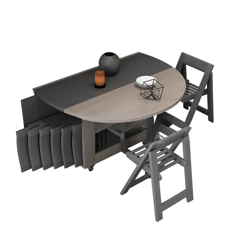 NUIES Modern Extendable Dining Table