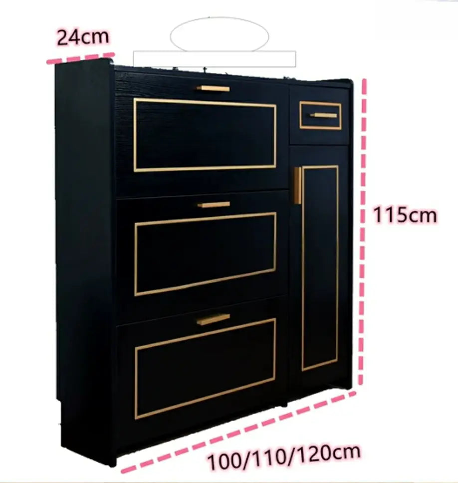 SAMUEL Modern Ultra Slim Shoe Cabinet