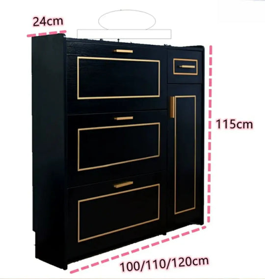 SAMUEL Modern Ultra Slim Shoe Cabinet