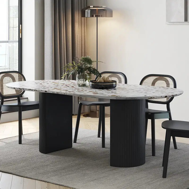 DOUN Retro Terrazzo Dining Table