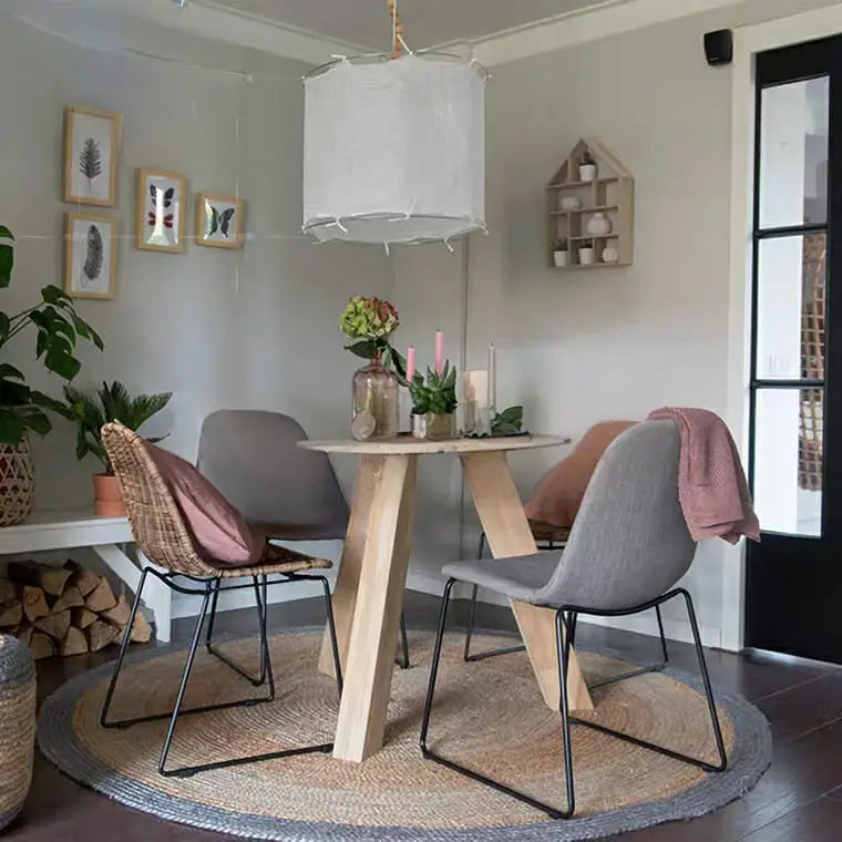 SONDER Rustic Solid Wood Round Dining Table