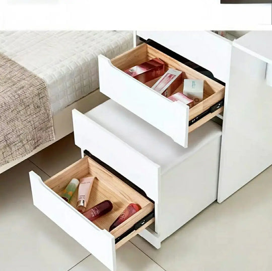 COBEN Flip Top LED Mirror Vanity Table Set