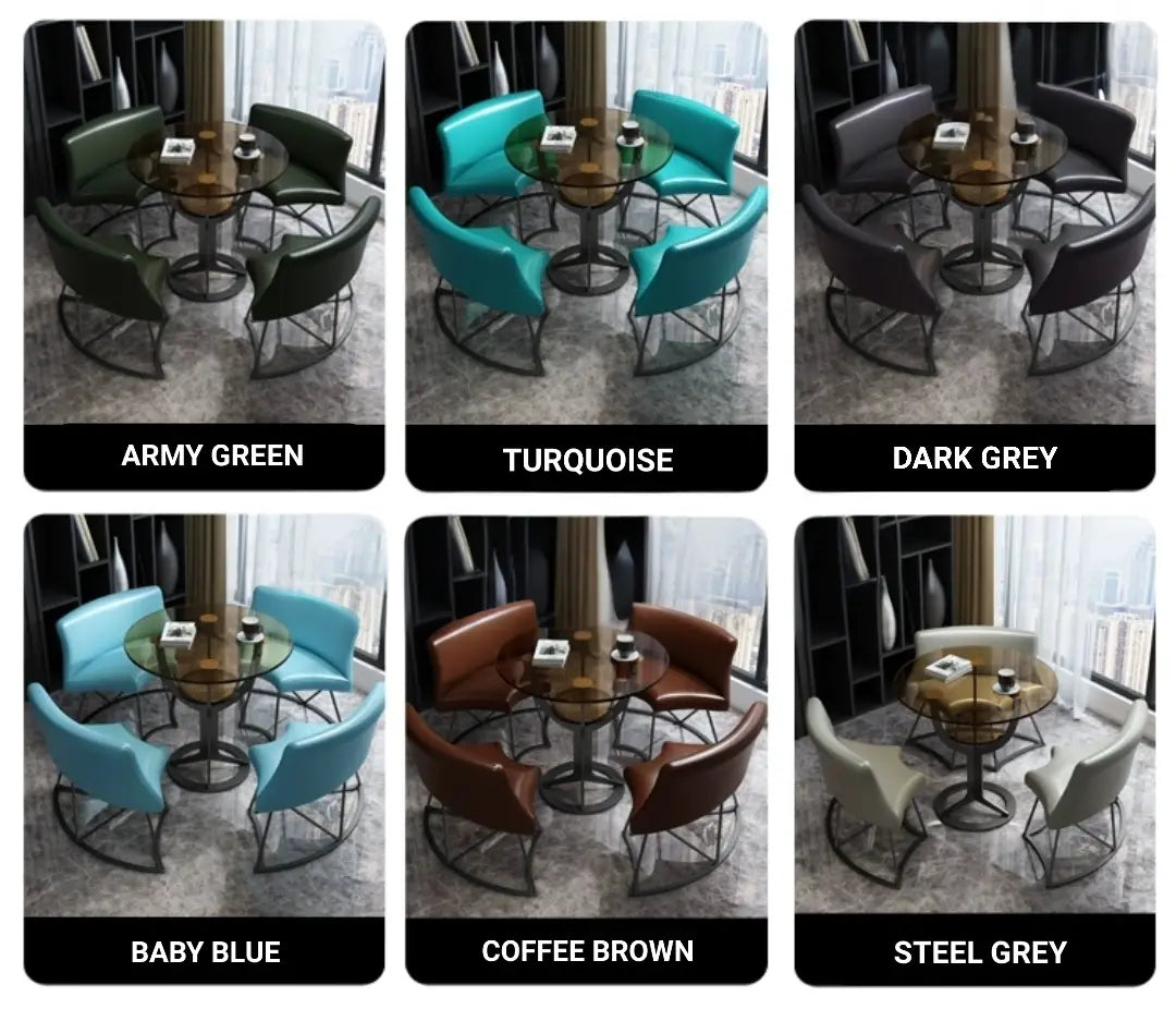 JON Modern Dining Table & Chairs Set