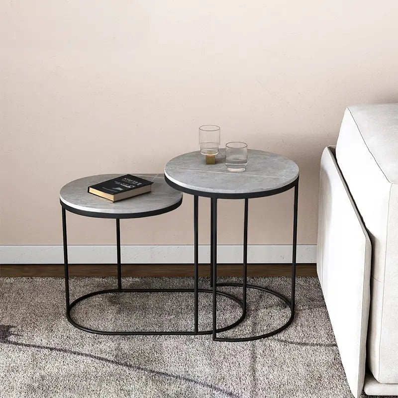 MELISSA Modern Sintered Nesting Side Tables