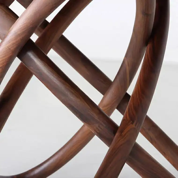RANGER Postmodern Solid Wood Round Dining Table