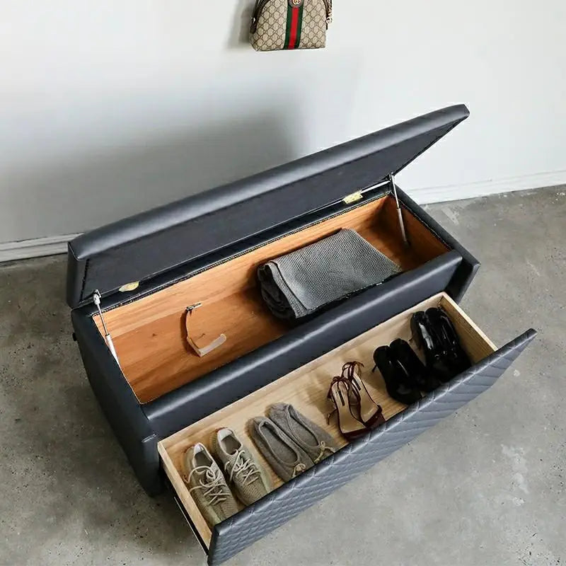 STANISLAS Modern Foyer Storage Bench